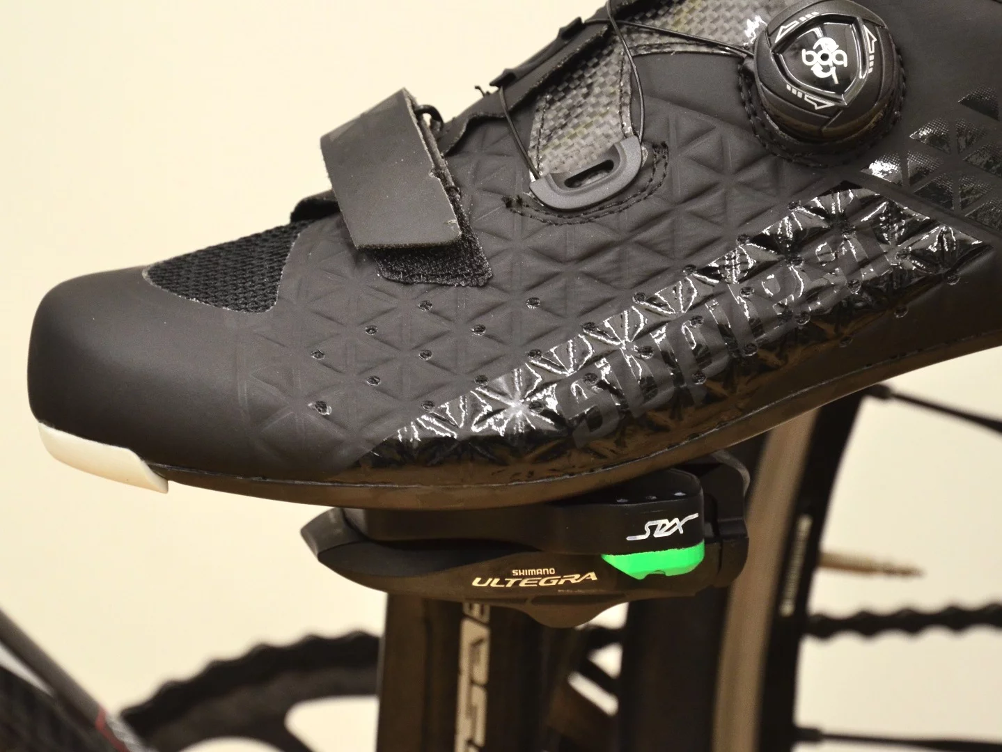 The STYX Powermeter is being made in versions that are compatible with either Shimano SPD-SL or Look Kéo clipless pedals