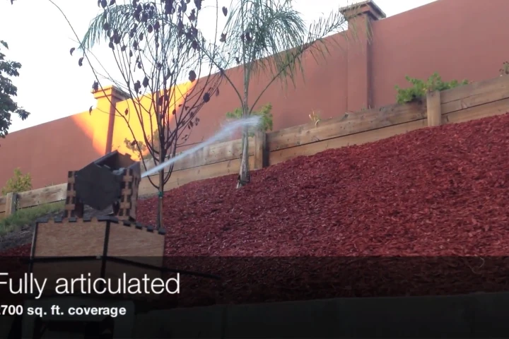 Droplet works by selectively watering the plants in your garden