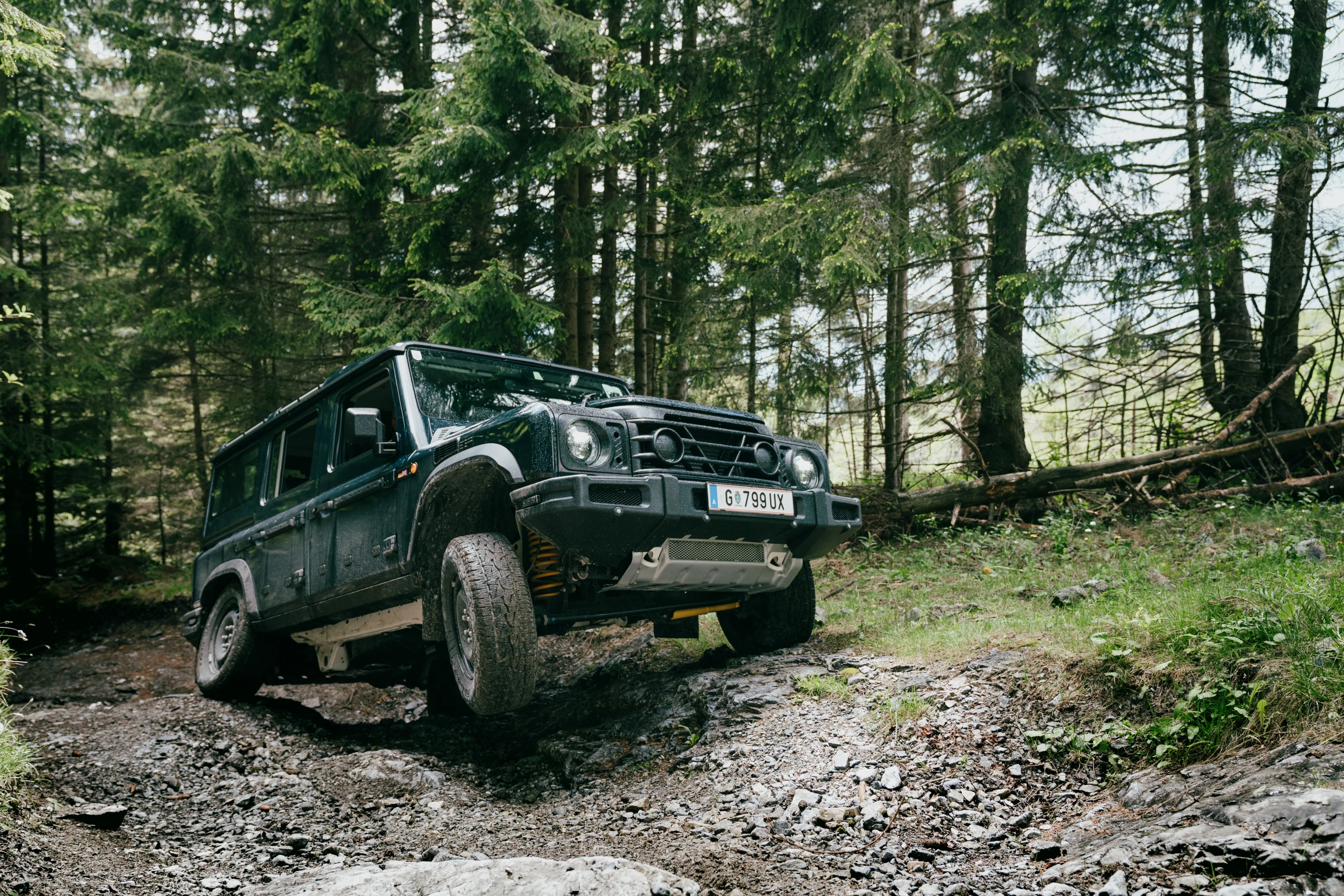 Ineos Grenadier prototype off-road testing