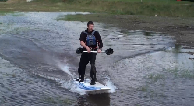 The Dreamscience thruster is envisioned as a sports power unit for surfing, skating, snow sports and more