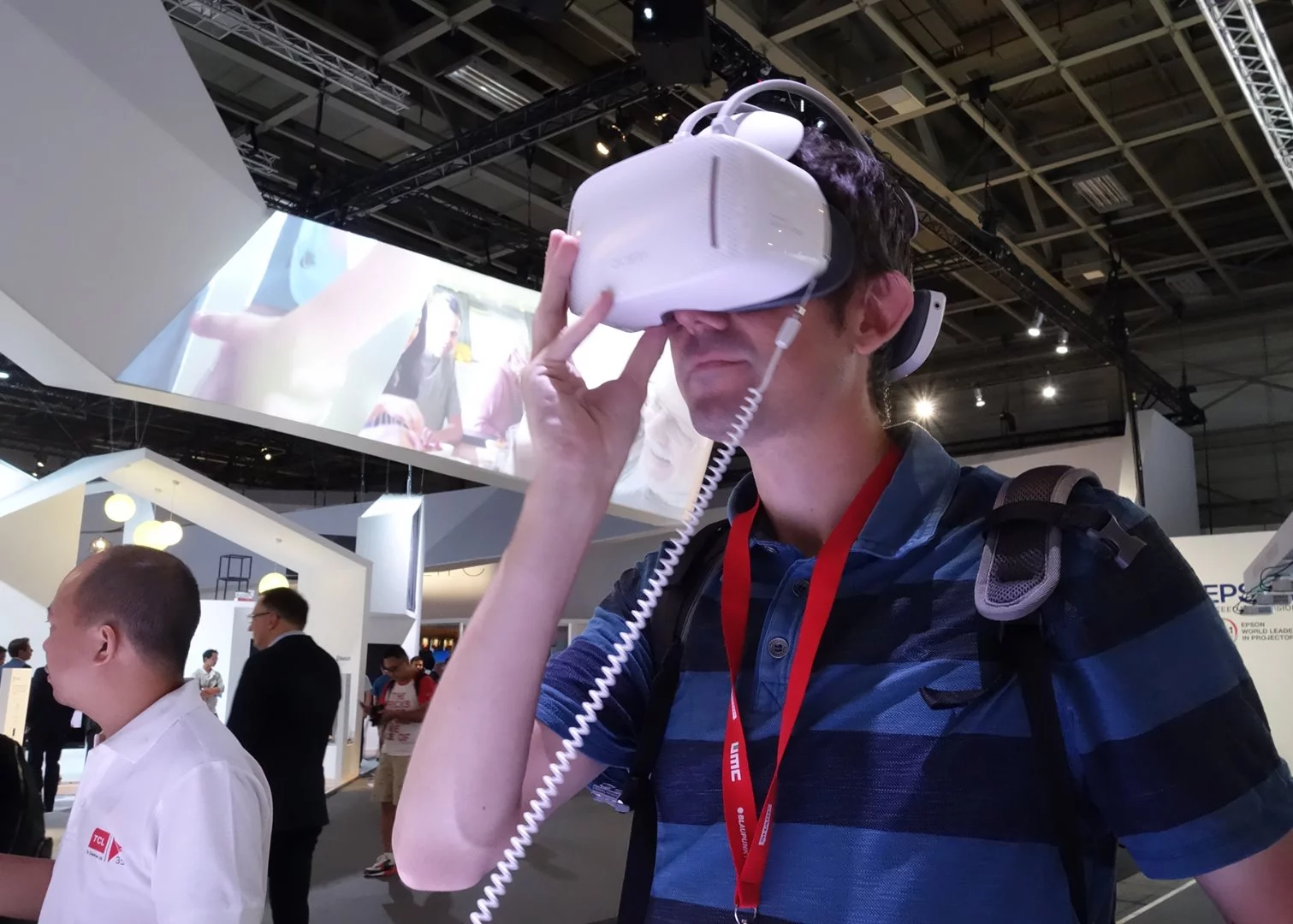 The Vision doesn't feel like a premium headset but it doesn't feel cheap either