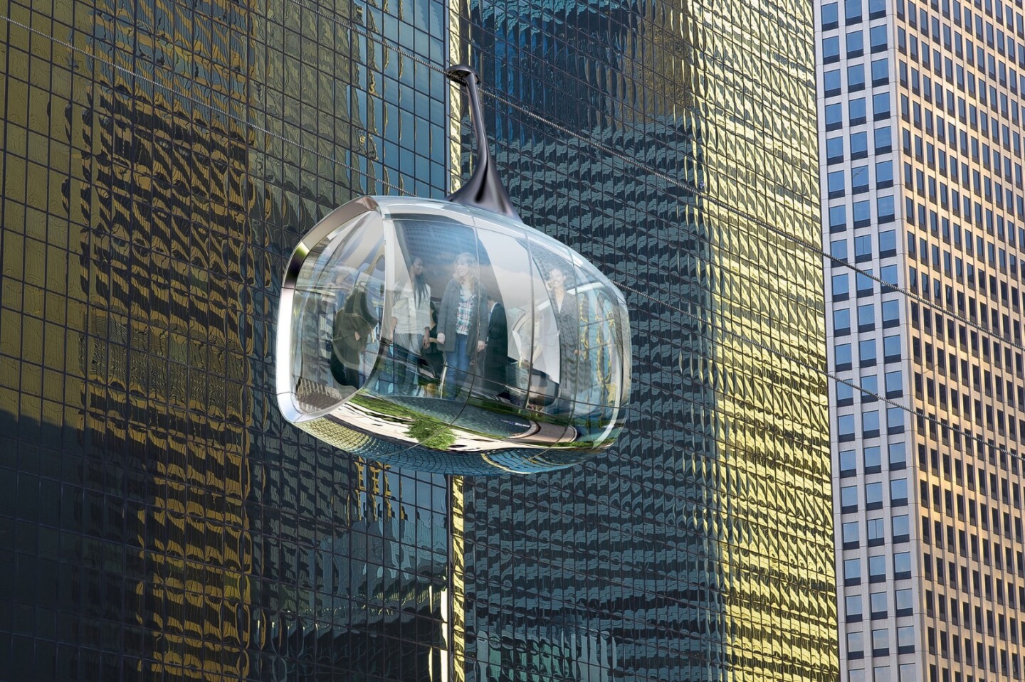 The project is still seeking permission but if it goes ahead is sure to prove a major landmark and tourist attraction for Chicago