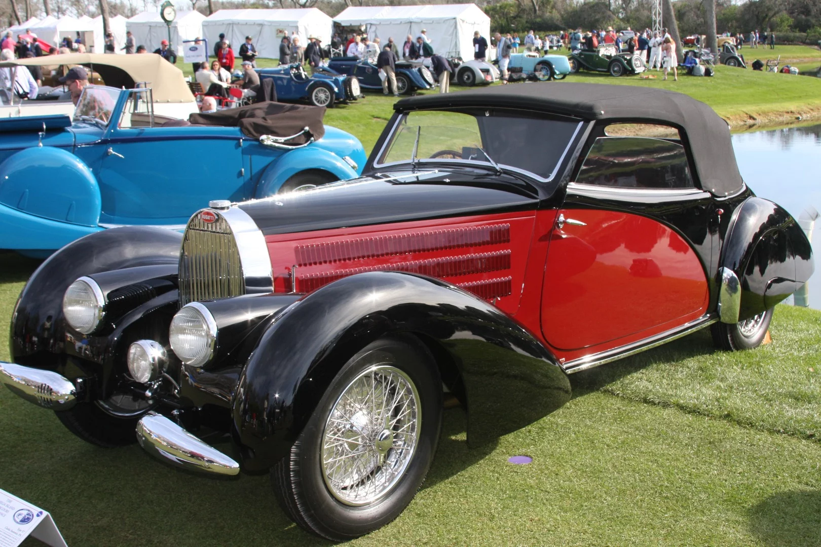 Despite being delivered just prior to WW2 to Baron Georges de Cocq, the entire life of this Bugatti Type 57 Cabriolet is known in great detail, including being split from its engine and reunited many years later, then finally after numerous owners, restored to its original condition as bodied by Letourneur & Marchand.