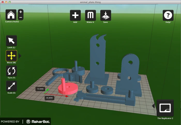 New MakerWare software is being introduced with the Replicator 2