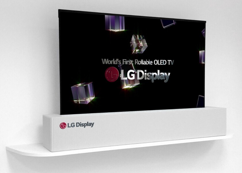 LG rollable OLED