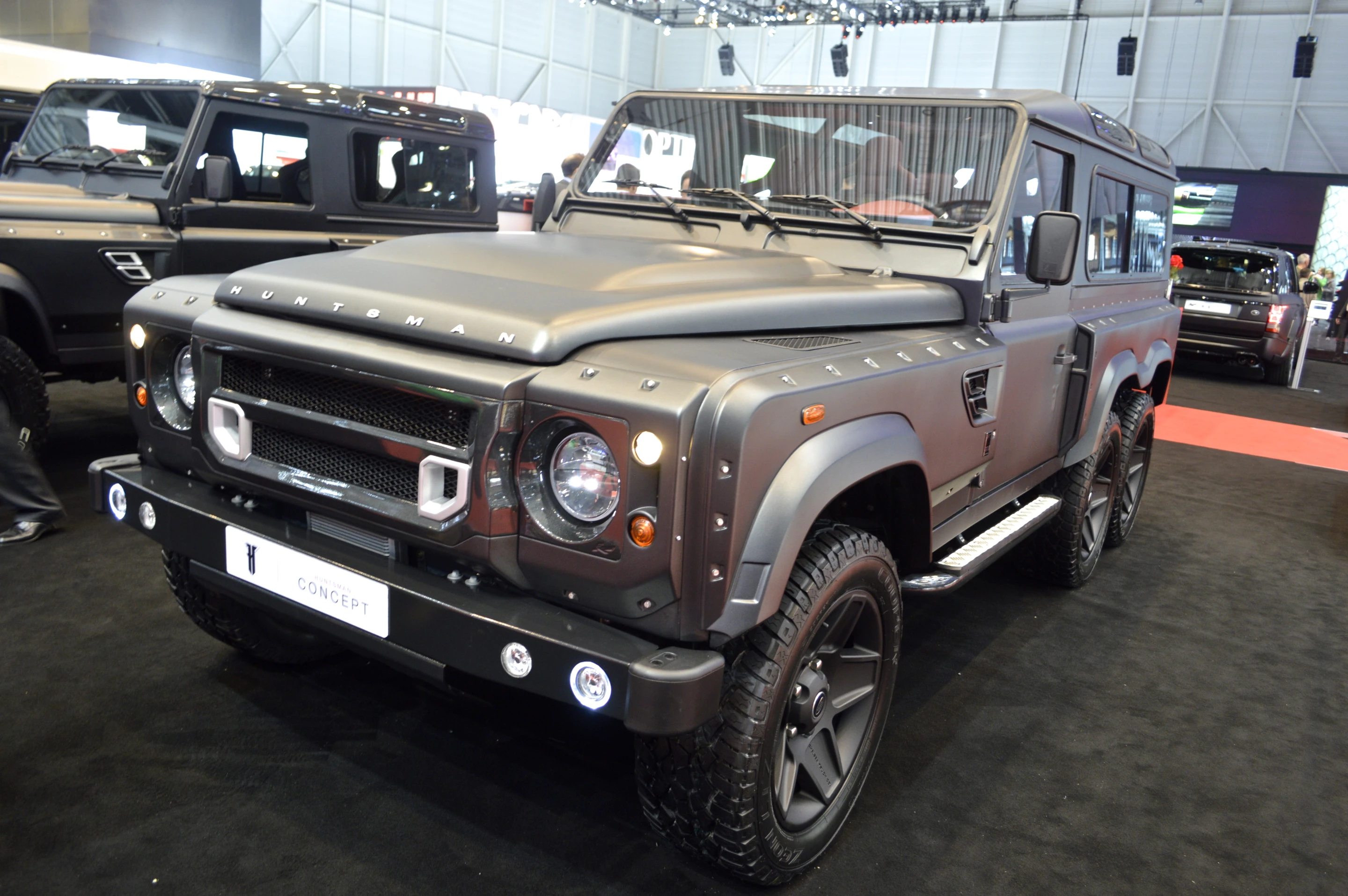 The Land Rover Defender 110 is transformed into the Flying Huntsman (Photo: C.C. Weiss/Gizmag.com)
