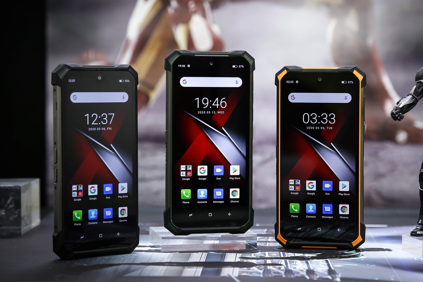 The phone comes with a 6.3-inch IPS LCD screen and Android 10 on board