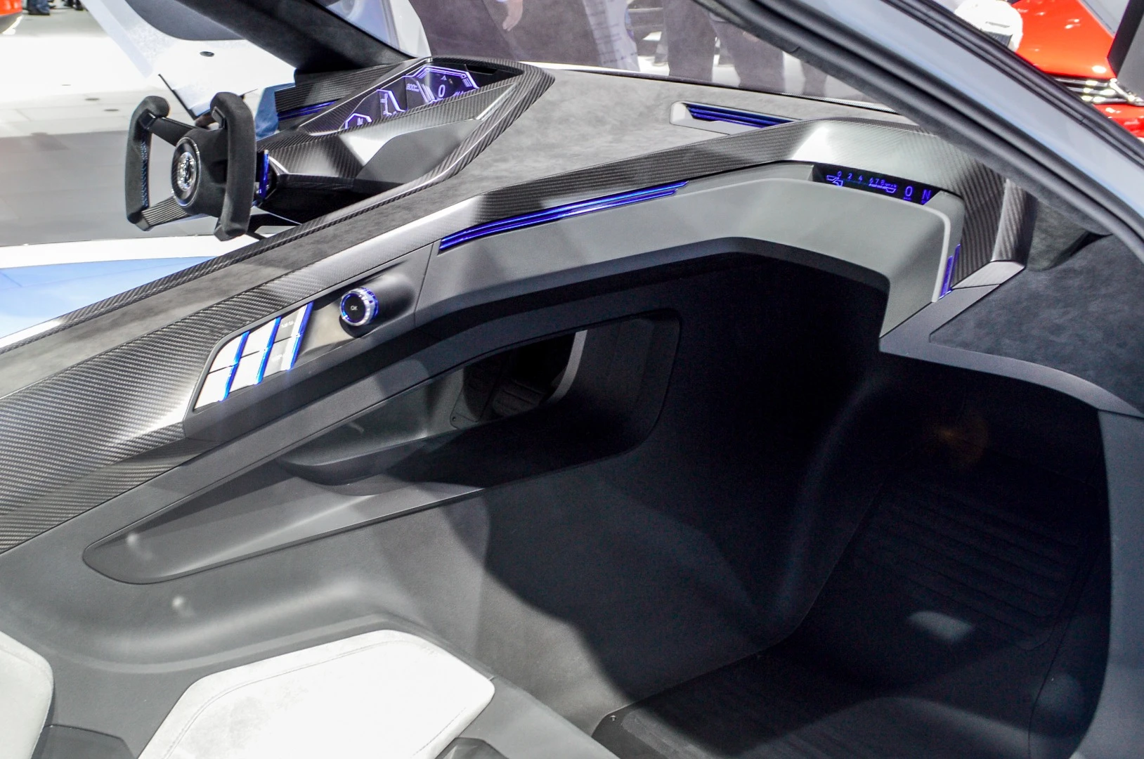 Inside the VW Golf GTE Sport concept