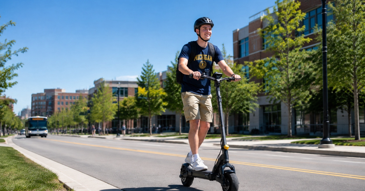 Ausom E-Scooter Back to School Sale cuts the cost of commuting