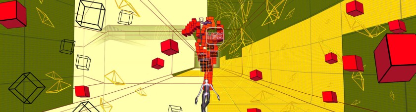 Rez Infinite is a highlight, largely because it doesn't use the motion controls