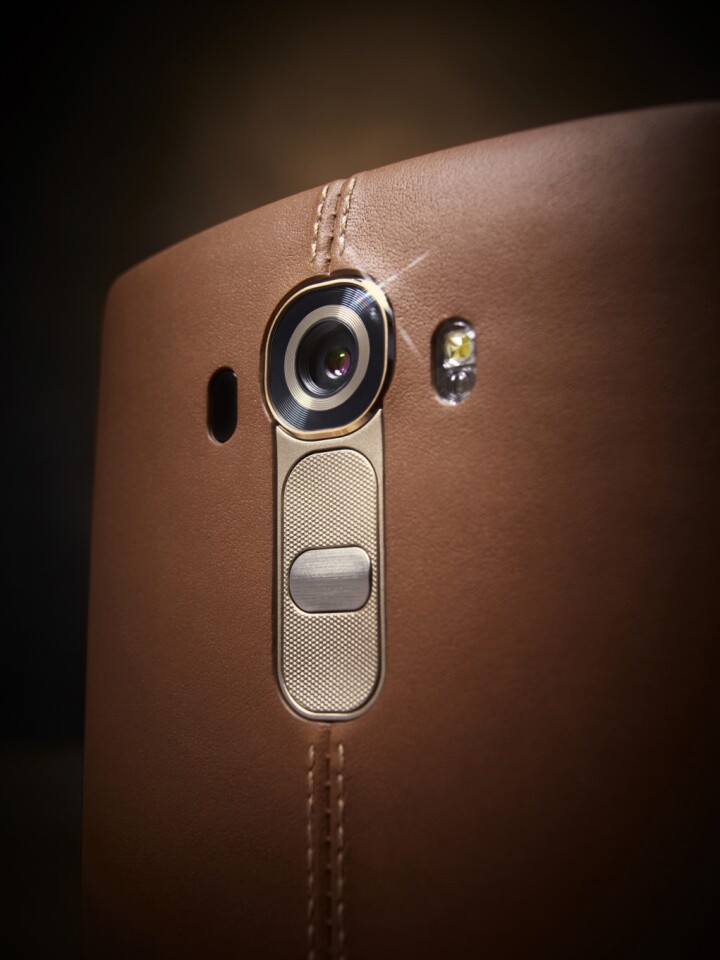 The camera on the leather-clad variant of the LG G4
