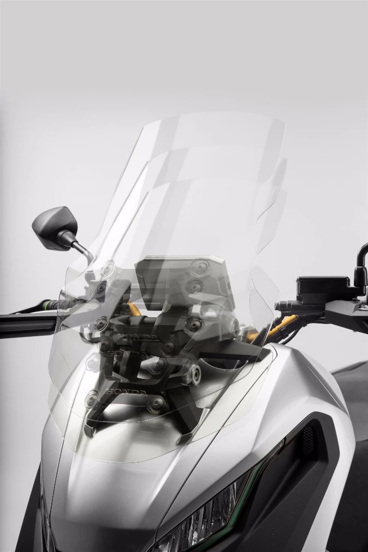 The 5-stage adjustable screen has been confirmed as a standard feature on the production Honda X-Adv
