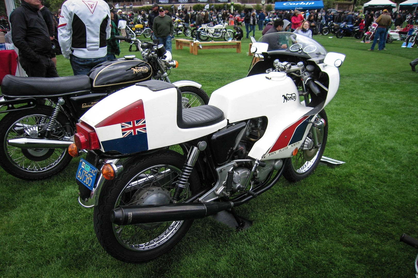 Another one of the more unique Nortons at the Quail Motorcycle Gathering