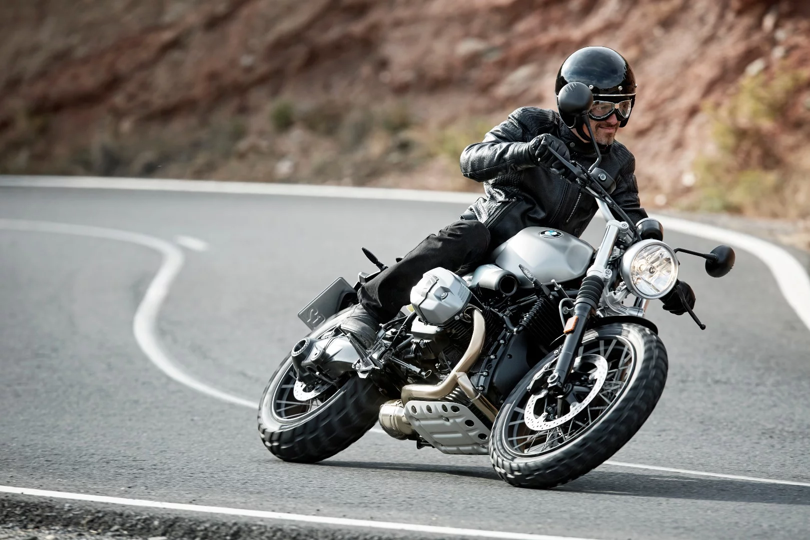 Hitting the road on the new R nine T Scrambler by BMW