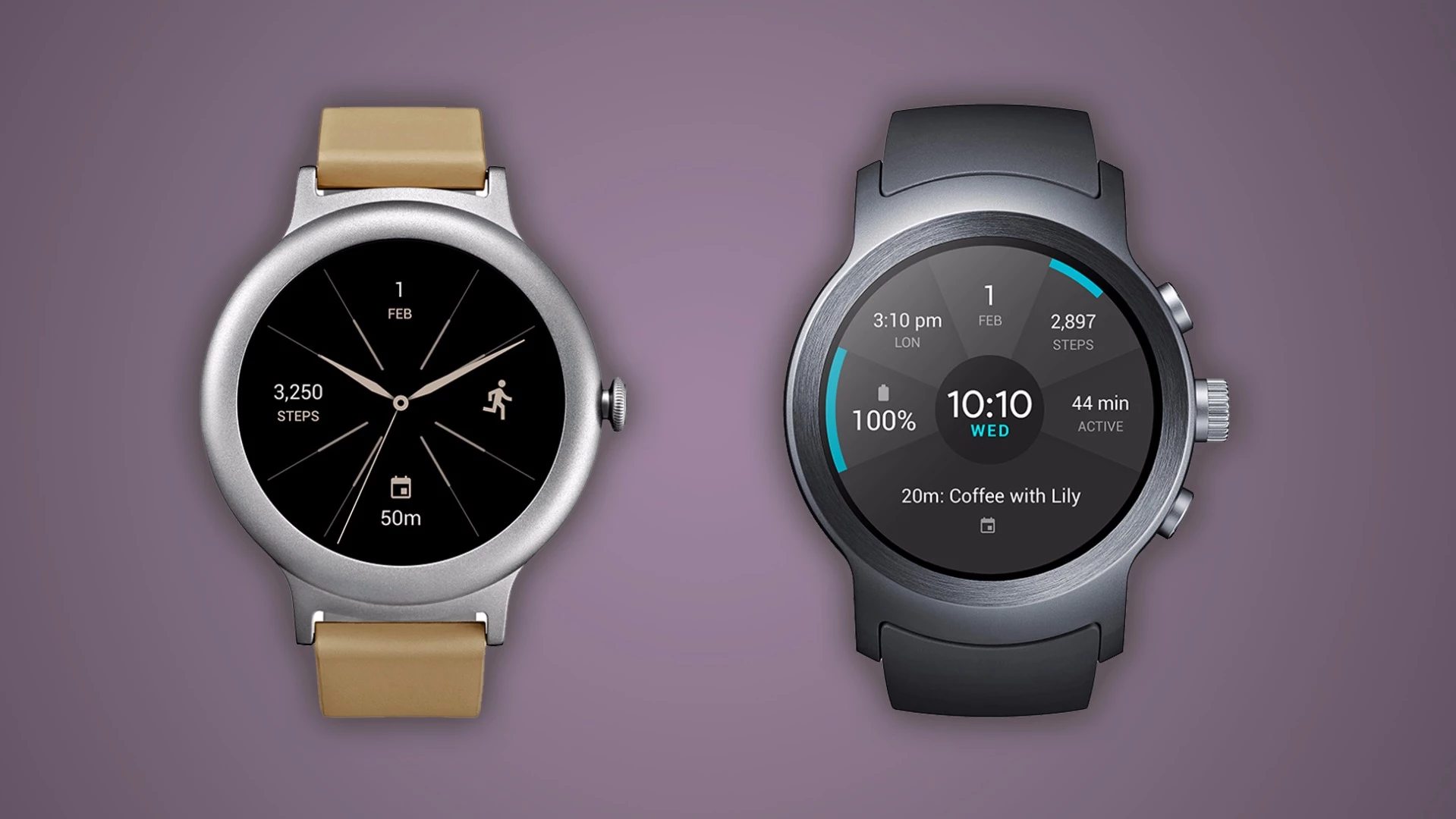 Comparing the first two Android Wear 2.0-bearing smartwatches, the LG Watch Style and LG Watch Sport