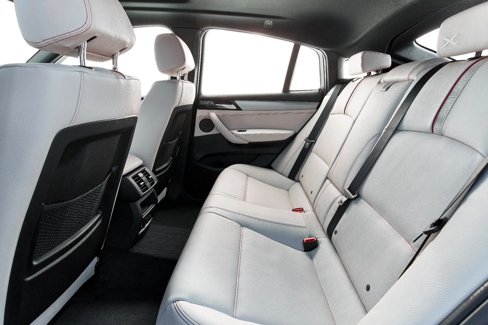 The X4 is based on the X3's platform, but rear passengers have less headroom