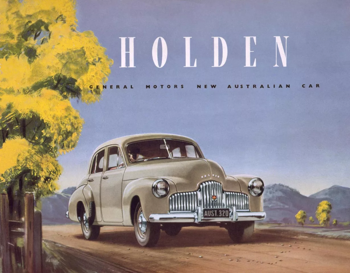 The brochure for the first entirely Australian-built mass-production automobile