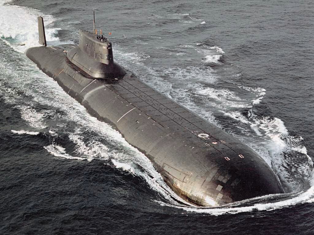 Russian Typhoon ballistic missile submarine