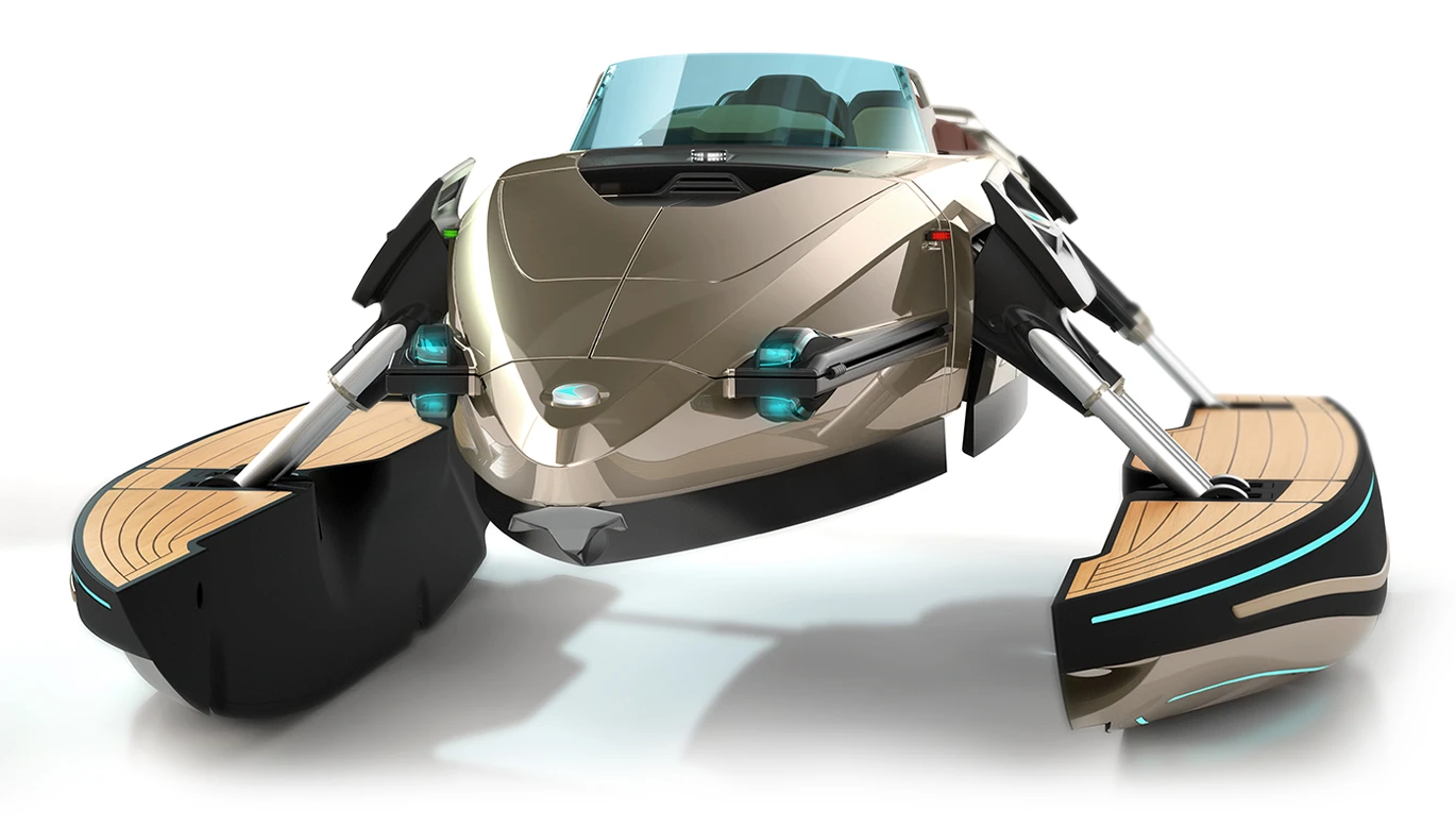 Monohull, catamaran, trimaran and hydrofoil become one