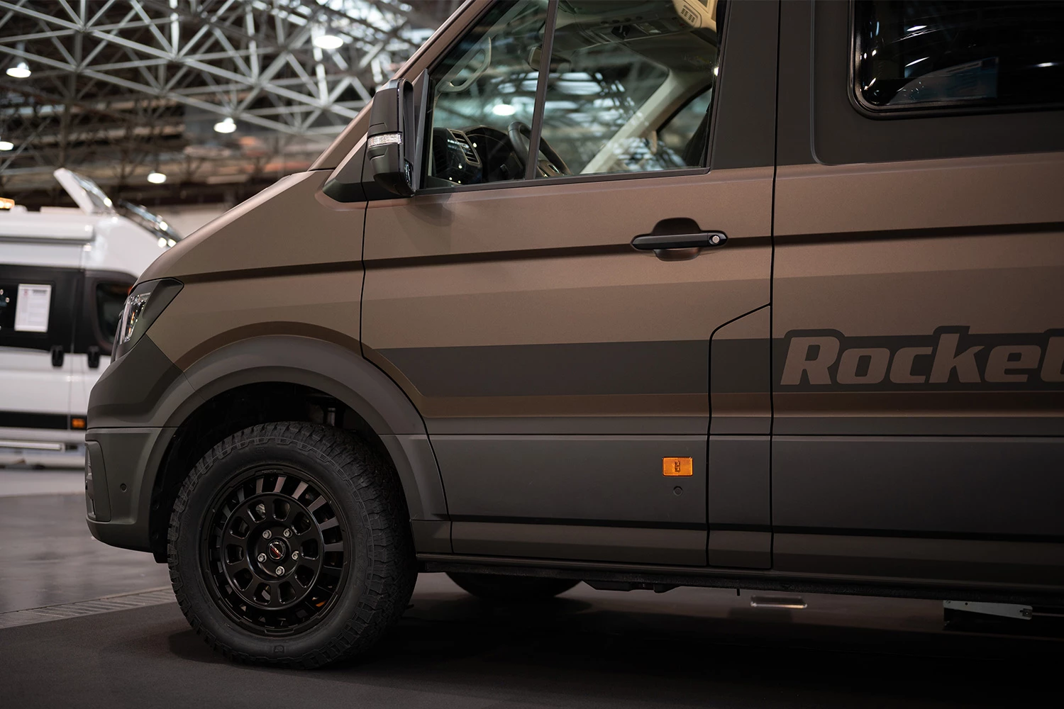 Rocket offers optional 18-in wheels and all-terrain tires
