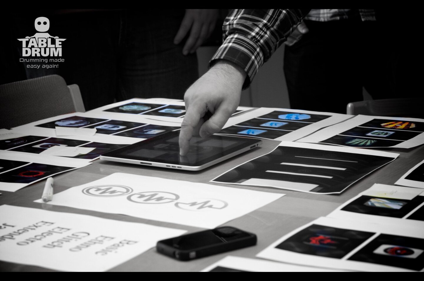 TableDrum iDevice app turns any surface into a virtual drum kit