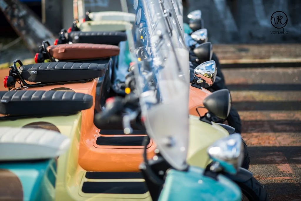The Be.e electric scooter is being made available in seven colors