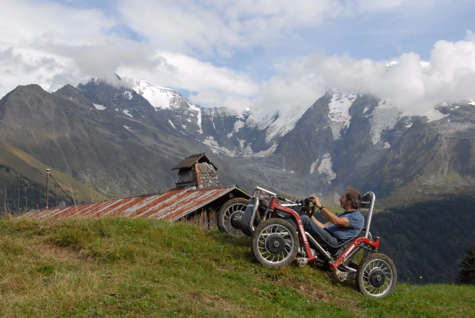 Swincar on an alpine adventure