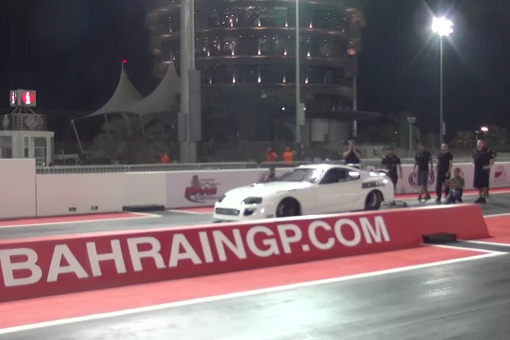 The record-breaking Ekanoo Racing Outlaw Supra