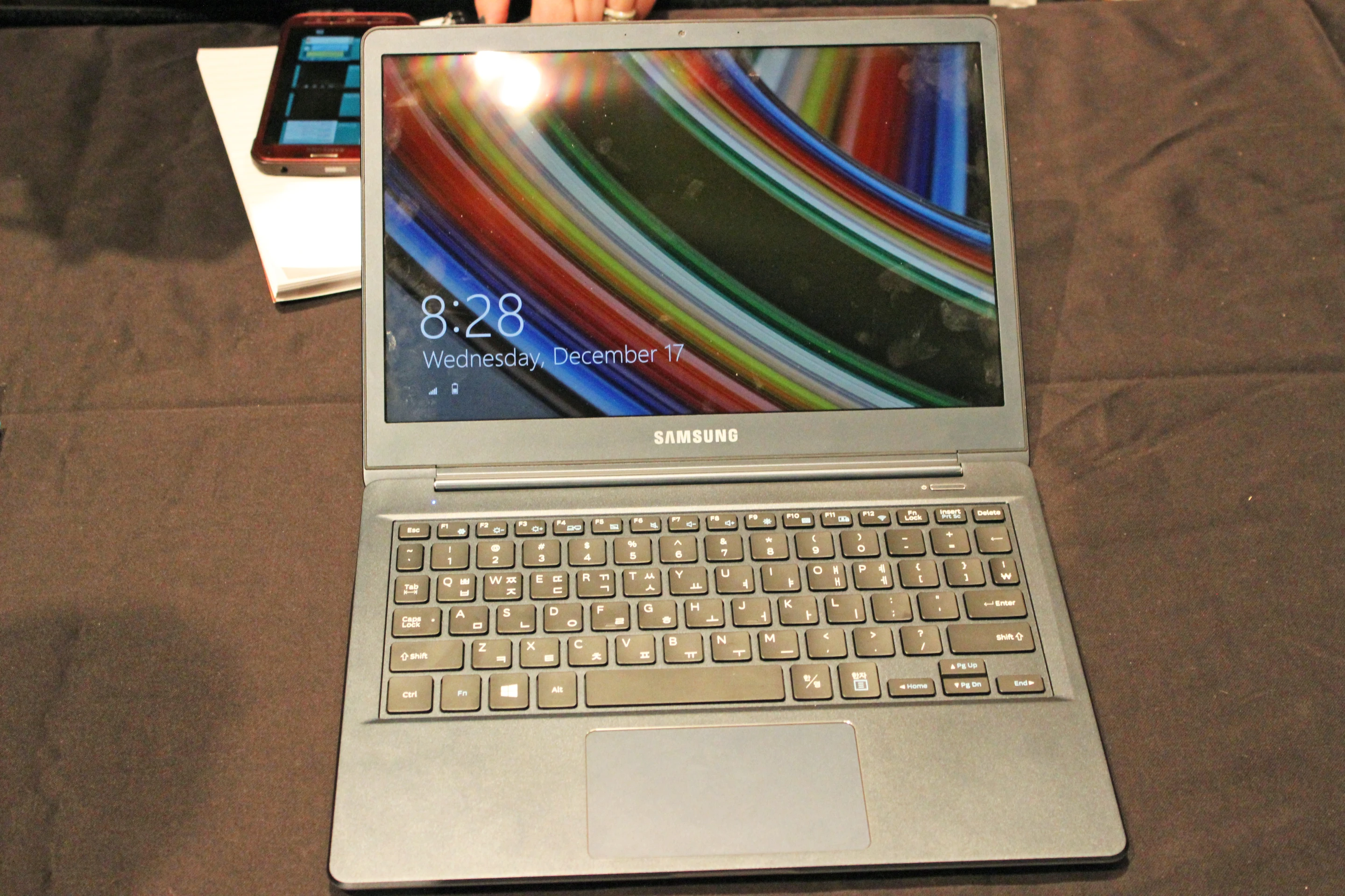 Samsung's Ativ Book 9 is an incredibly light and thin Ultrabook (Photo: Will Shanklin/Gizmag.com)