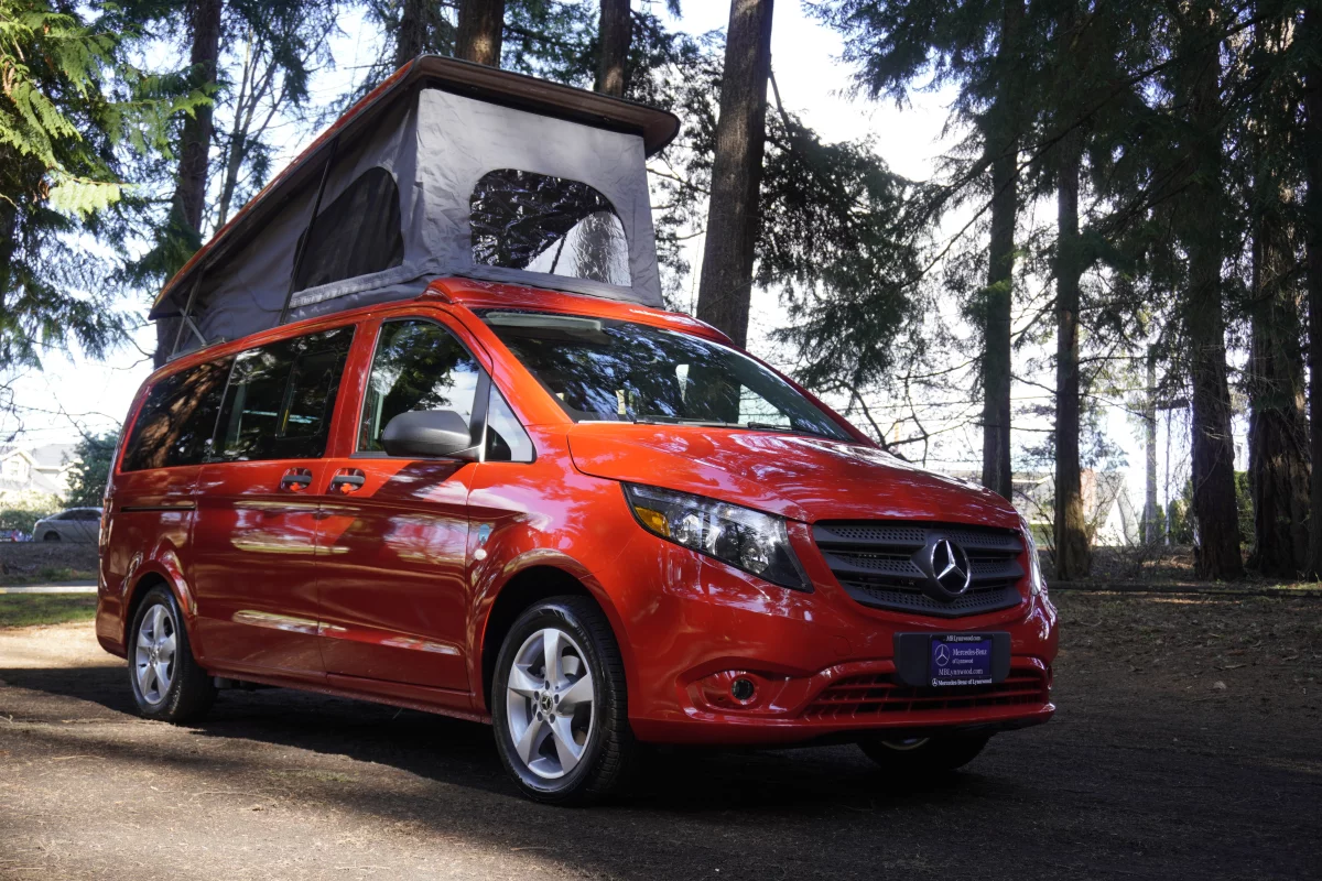 The Backroad's sleeper tent has three windows for better ventilation and views outside