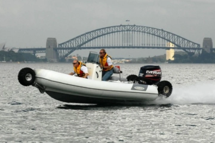 Sealegs amphibious on-water record