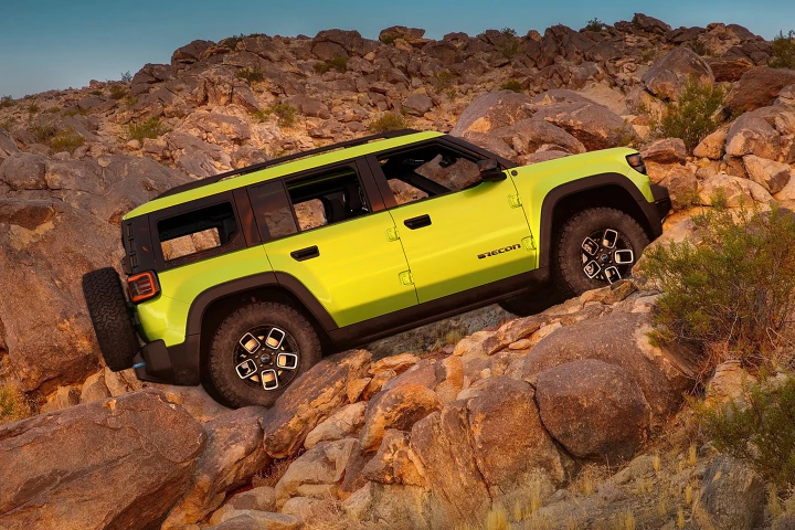The all-new, all-electric Jeep Recon: "100% Jeep, 100% zero emission"