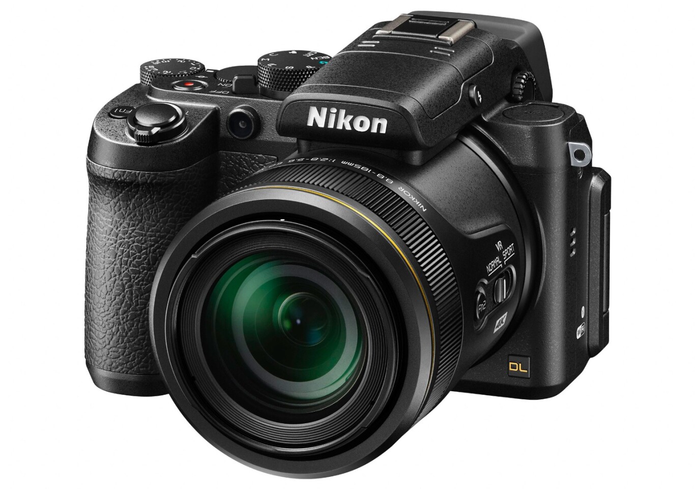 The Nikon DL24-500 is styled more like a DSLR than its fellow DL cameras