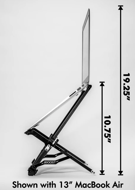 The height adjustment offered by The Roost
