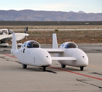 Scaled Composite's BiPod hybrid flying car
