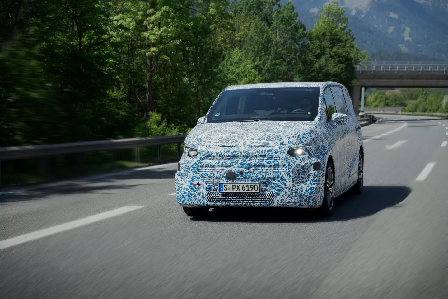 The VLE test car tackled a variety of terrain