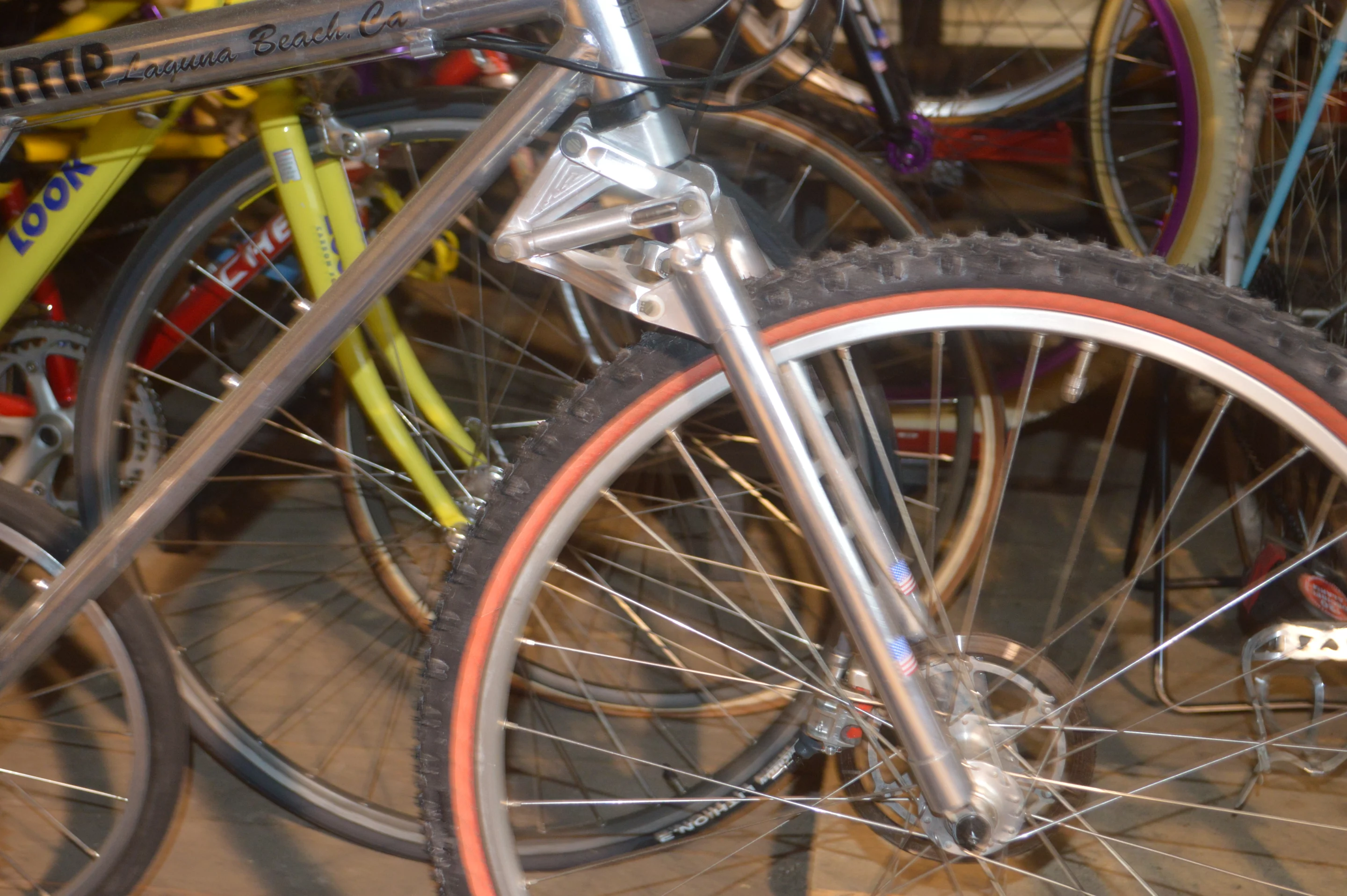 AMP built its own distinct suspension forks