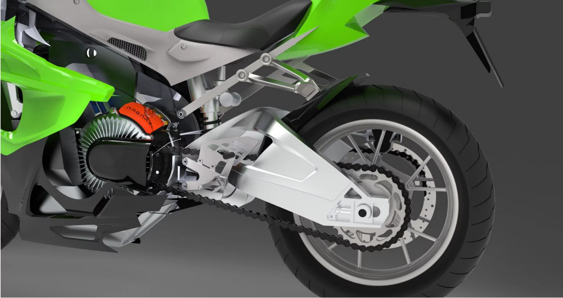 Lightweight and compact, the Magnax motor should be terrific in electric motorcycles where weight is paramount