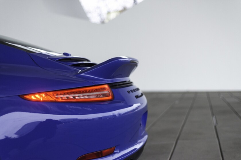 The GTS Club Coupe features a delightful styling nod that reaches back over four decades – a ducktail spoiler.