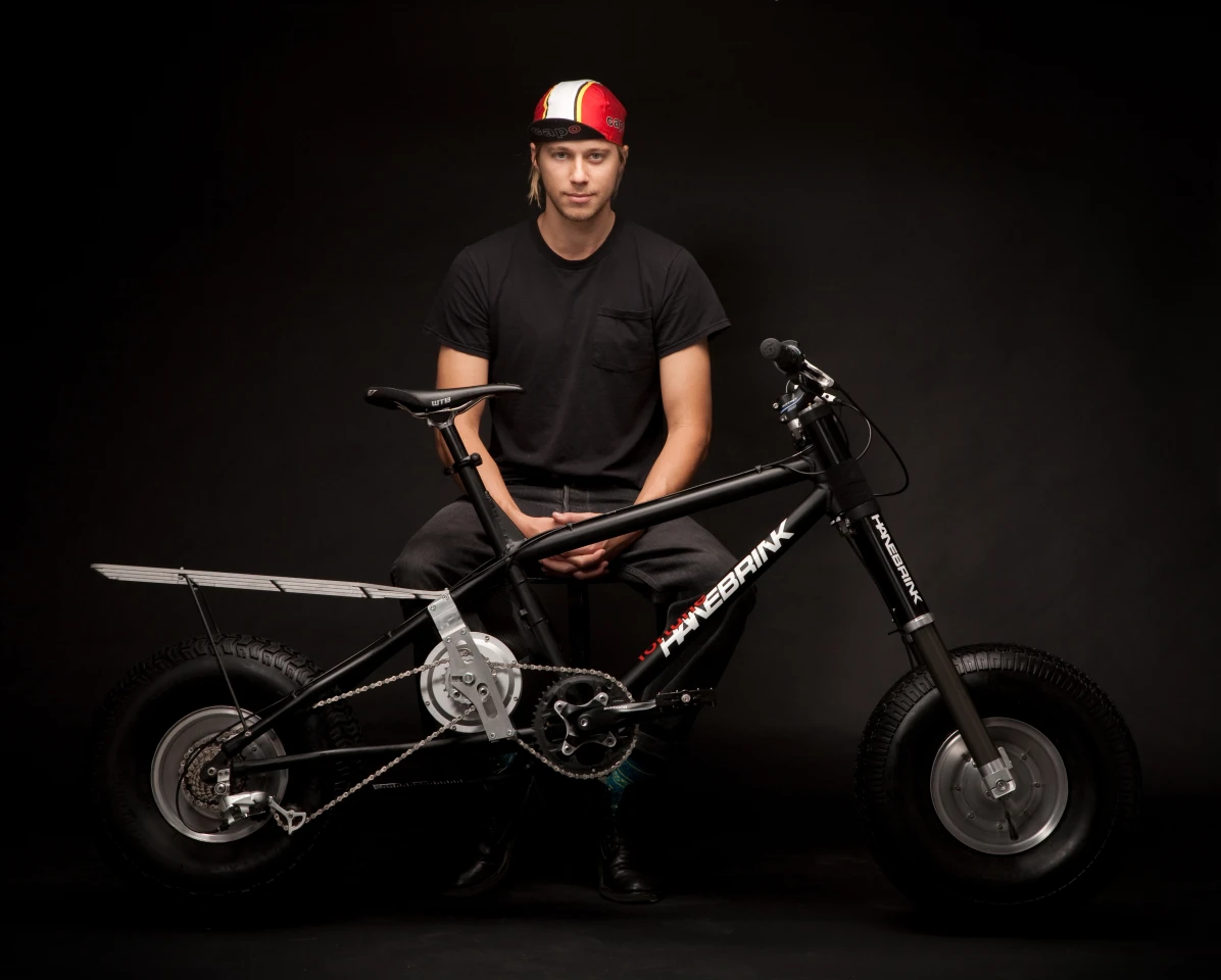 The 600 Watt brushless electric motor is positioned in the middle of the frame