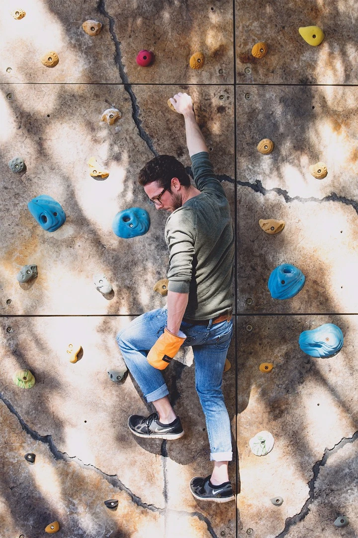 Climbing the walls of the Tiny Adventure Home
