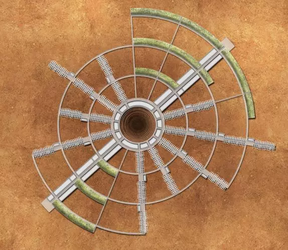 Winner of the Focus Award in the Innovation and Architecture for Space category is Martian Chronicle, a project exploring the urbanization of Mars