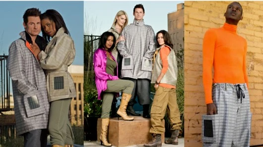 Solar panel clothing