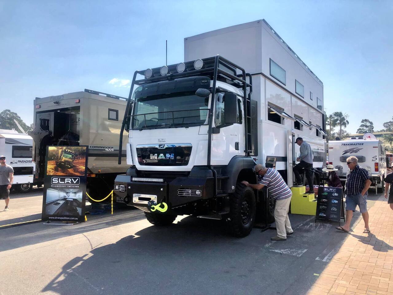 We can't imagine the two-story Commander 8x8 not attracting attention anywhere it goes