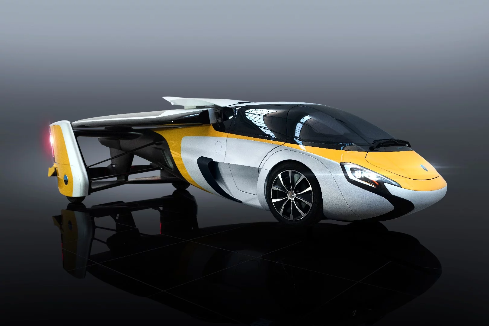 The AeroMobil Flying Car's conversion process takes less than three minutes and looks very cool