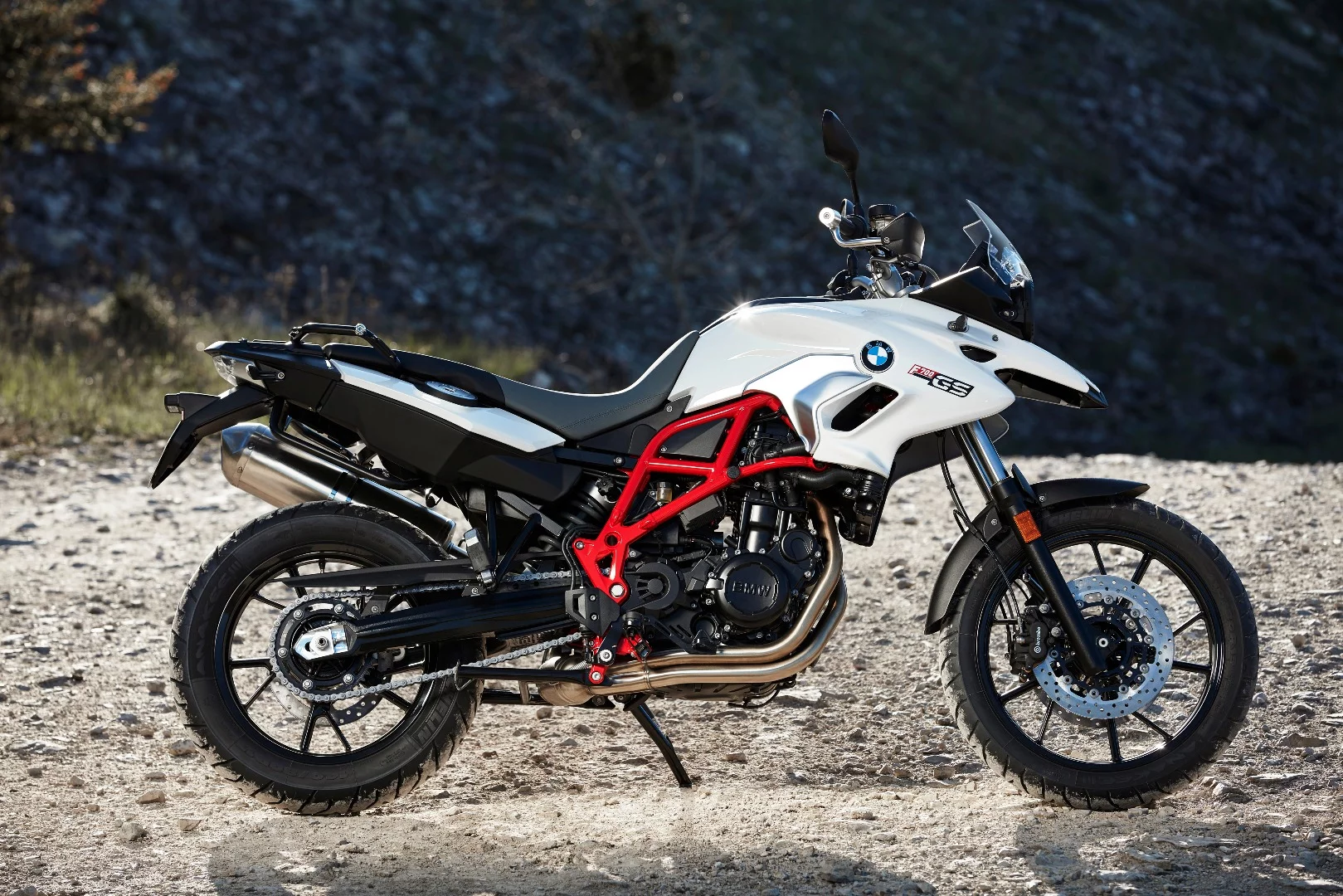 The BMW F 700 GS enjoys the same updates as the F 800 GS variant