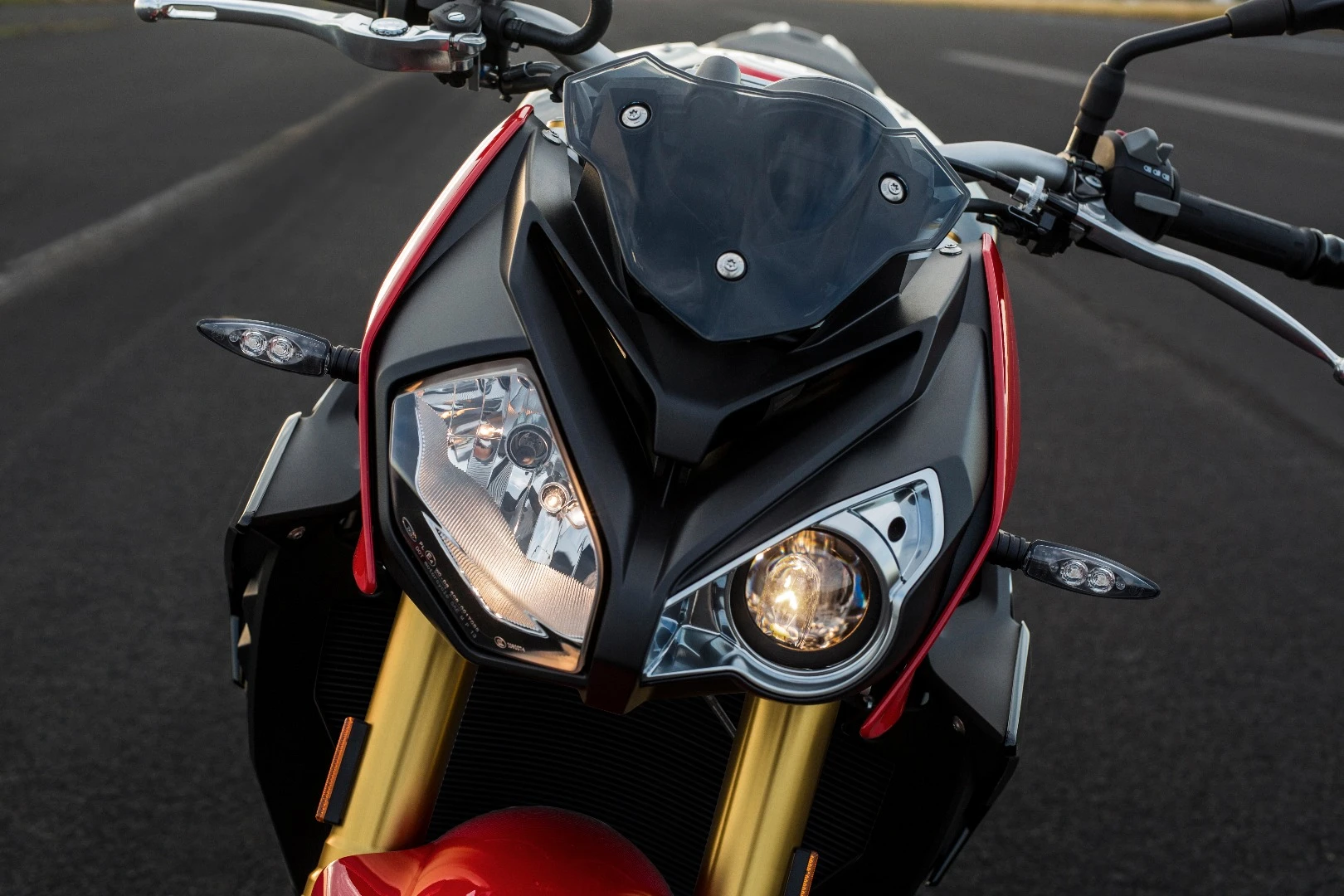 2017 BMW S1000R: this headlight unit's gotta go