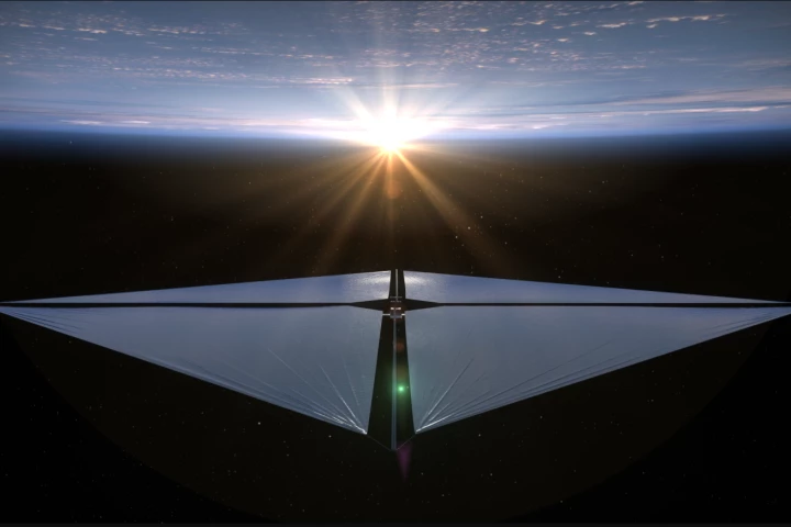 The new sail is designed to be lighter and more efficent