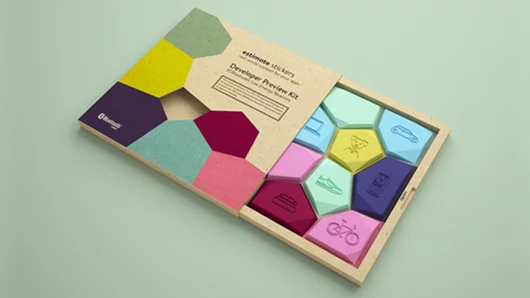 Estimote Nearables are stickers that can be attached to everyday objects, detecting location, temperature and motion