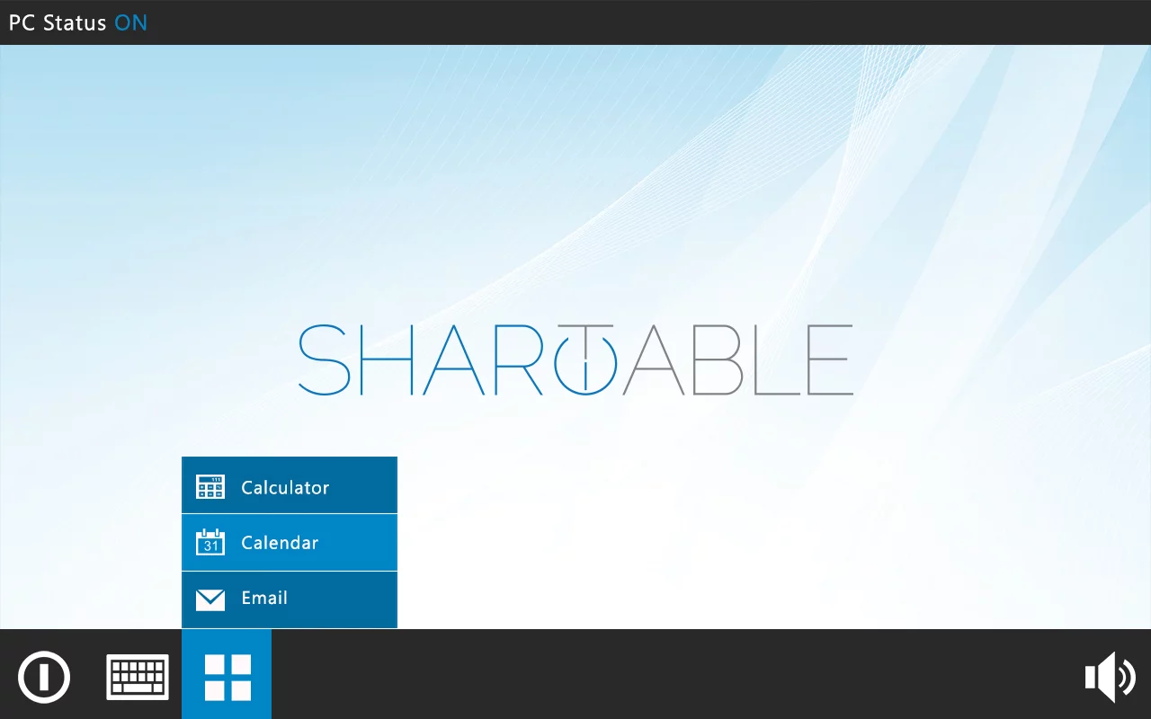 The 7-inch mini-display provides quick access to email, calendar, calculator, and a number of other functions